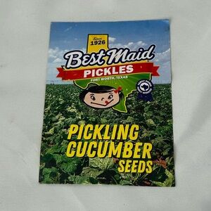 Best Maid Pickling Cucumber Seeds NIB